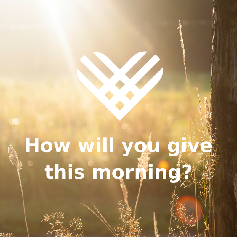 GivingTuesday's tweet photo. It's a great morning to give! There's no better way to start your day then to share kindness and give back. Share how you will give this #GivingTuesday! https://t.co/rgG8NWxT5p