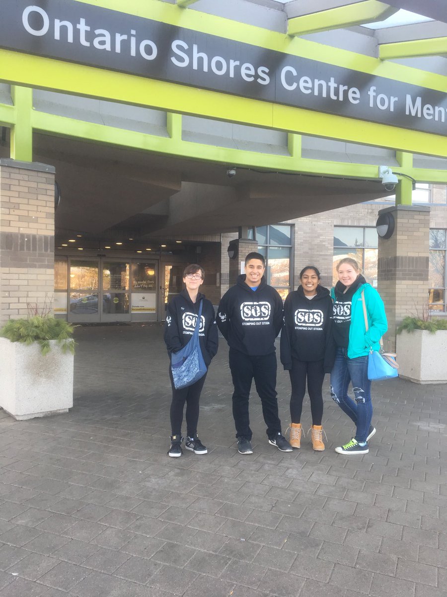 BowmanvilleHS's tweet photo. Our BHS #StompingOutStigma crew ready for a day of learning. #TAMIDurham https://t.co/7OjwSpIY0X