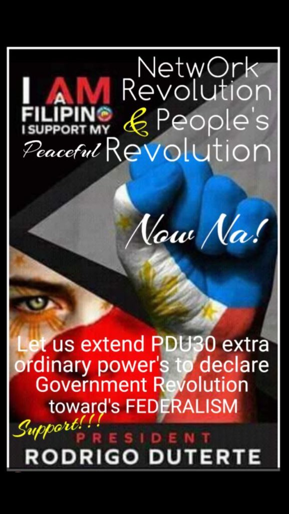 RioJoy12's tweet photo. We Support the Granting of   RevGov for President Duterte!!                                     Mabuhay Ang Bagong Pilipinas.               .                                           #RevGovNa.                                   #NetRev. https://t.co/uvb2pf8WKb
