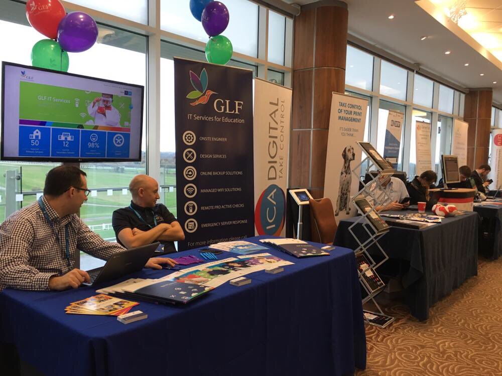 We are at the South East School Business Managers Conference today at Epsom Downs Racecourse to promote our services!