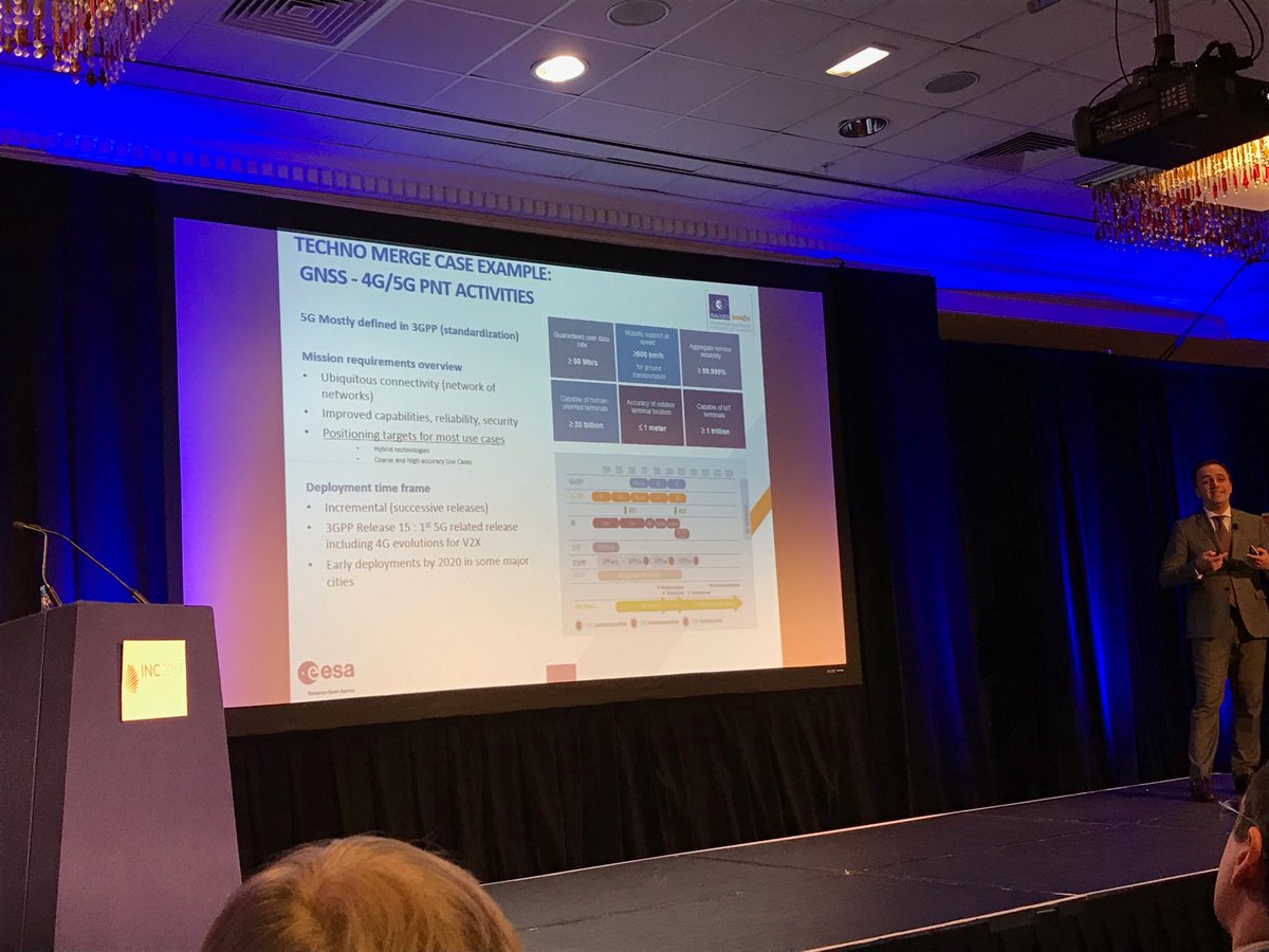 AndyProctorPNT's tweet photo. Miguel outlining the @esa PNT interconnectivity model #inc2017 https://t.co/ed2uKxGAFR