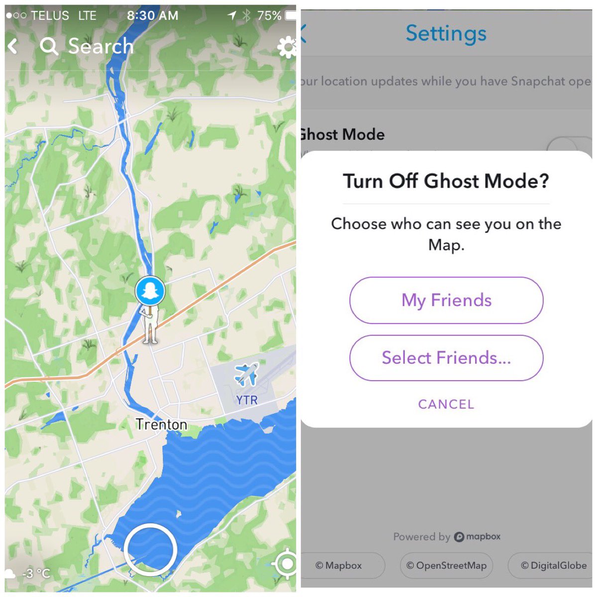 ProjectPIaybook's tweet photo. #ProjectPlaybook "play of the week" - Pinch the screen on #snapchat to see location data. 👻 Activate ghost mode so no one can see your location in real time. If you use location tracking, take a moment to select friends; consider who sees your location & post. #CauseToPause https://t.co/shPEUWXBUQ