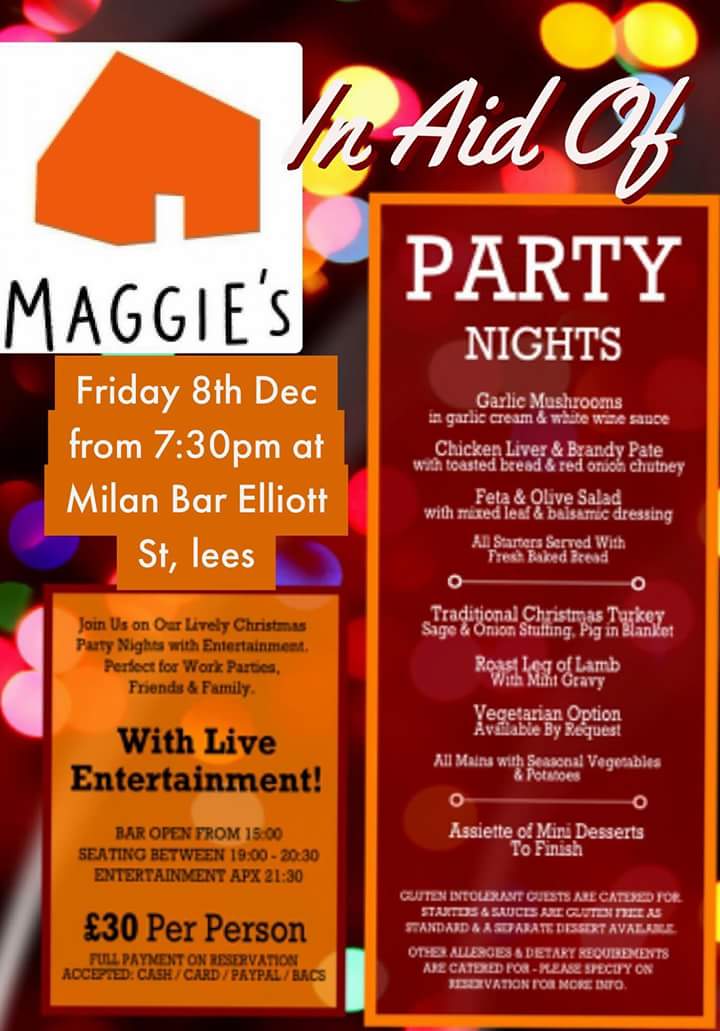 Hellen haigh (@hellsbells42) on Twitter photo <a href="/maggiesoldham/">Maggie's Oldham</a> tickets now on sale for our next fundraiser
A fantastic night tickets now on sale
Please contact Helen 07746952344 or Laura at Maggie's oldham <a href="/maggiesoldham/">Maggie's Oldham</a> tickets now on sale for our next fundraiser
A fantastic night tickets now on sale
Please contact Helen 07746952344 or Laura at Maggie's oldham