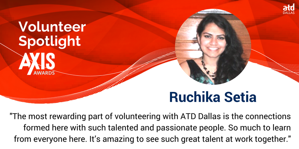 ATDDallas's tweet photo. Volunteers are the heart and soul of #ATDDallas, which is why we want to say thanks to you for bringing our programs and events alive! #AXISAwards2017 https://t.co/5A44yRlsRV