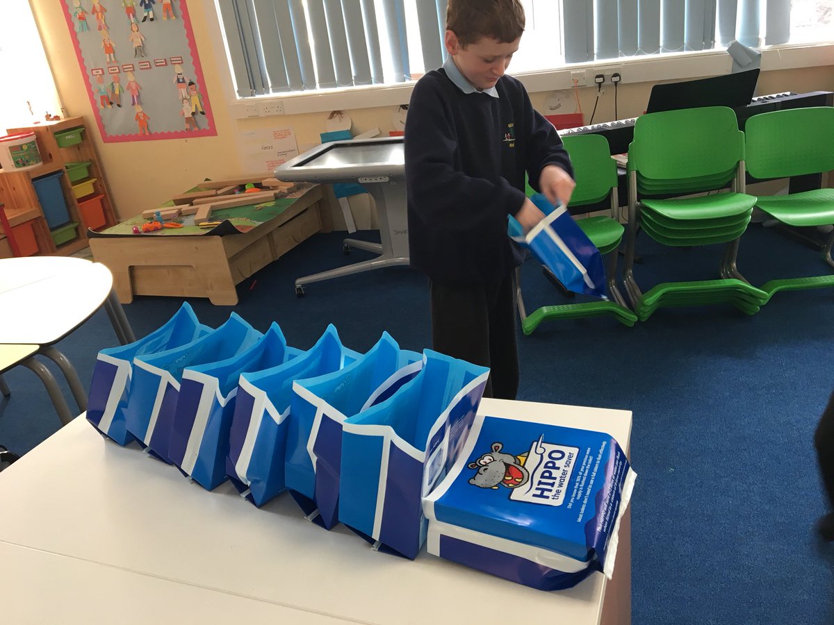 EchtPrimary's tweet photo. Eco Group installed Hippos in the school cisterns this morning! #SaveWater @EcoSchoolsScot https://t.co/UnYOsRe9uu