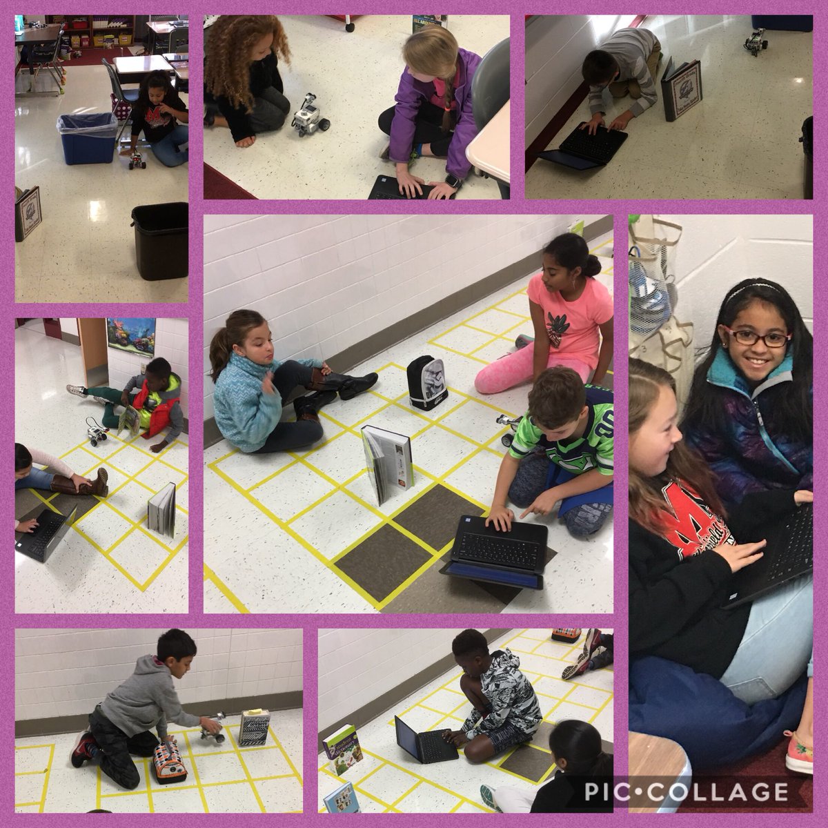 AlgorithmChef's tweet image. Day two with our ultrasonic sensor. Students are working hard with their teammates. Coding is building a strong sense of teamwork and promoting problem solving skills. #msecodes #LCPSCodes