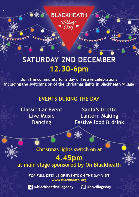 BlackheathHalls's tweet photo. It's @bhvillagedayon Saturday recitals @BlackheathHalls from 1pm together with cakes courtesy of @FriendsHalls and mulled wine and our sold out Singalong event at 3pm! #festivevillage @OperaBH @LJSsays @laurabaughmusic @weekender_life @LewishamWOT @GreenwichWOT https://t.co/ueSDBlbiZR