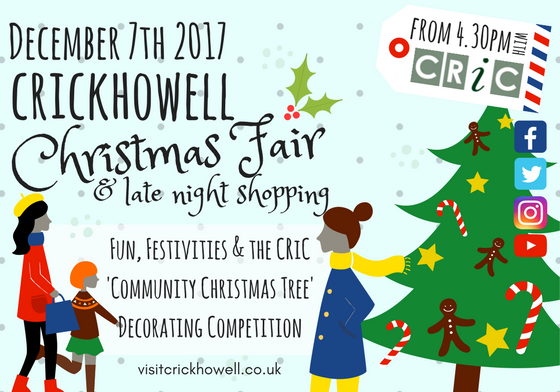 orielcric's tweet photo. #latenightopening 7 December #Crickhowell #tastetemptations from @cric_jan  @TheBearAtCrick @Lattedatearoom Y Deli Fach &amp; VineTree @BlackMountSmoke @clamscakes @RRPowys @greeenUK @WELSHCHOCS #SpreadTheWord #ChristmasIsComing https://t.co/tgZJc6r0fw
