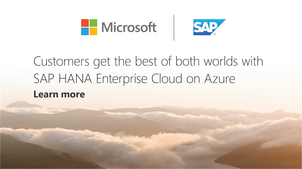 Azure's tweet image. Microsoft and @SAP join forces to give customers a trusted path to #digitaltransformation in the cloud. azure.com/sap