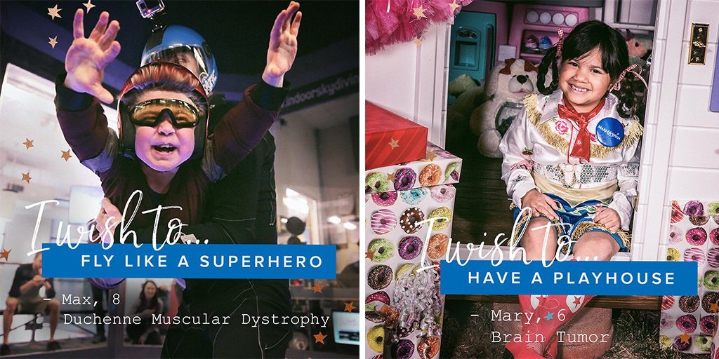 For every like, reply, and retweet YOU MAKE on this #GivingTuesday post, we’ll donate $1 to @makeawish and help one child’s wish come true. ⭐️  Tag your friends to spread the love. bit.ly/2naNG4R