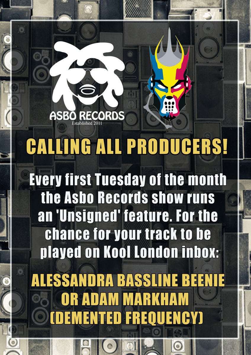 DejaHigh_ESX's tweet photo. Myself &amp; @D_Frequency back next week on the @Asbo_Records show with the 'Unsigned' Section. Tweet me to send in any tracks you would like played on the show on @koollondon #dnb #drumnbass #drumandbass #jungle #junglist https://t.co/SNcbktiO2Q