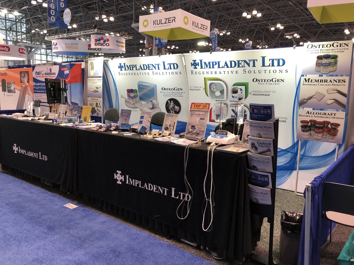Osteo_Gen's tweet photo. No matter where we are. We do our best to show what the world is missing. #impladentltd #osteogen #bonegraft #dentistry #dentist #education #movingforward #nextstep aisle 1711 @thegreaternewyork #gnyds https://t.co/DrLEgCUbfv