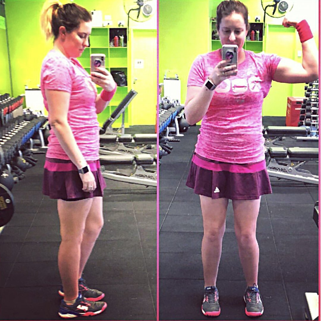 40LuvApparel's tweet photo. Jayne Rochelle looking fabulous in her pink #eatsleeptennis #40luvapparel tee! 😍 https://t.co/T4UbXKDSf9
