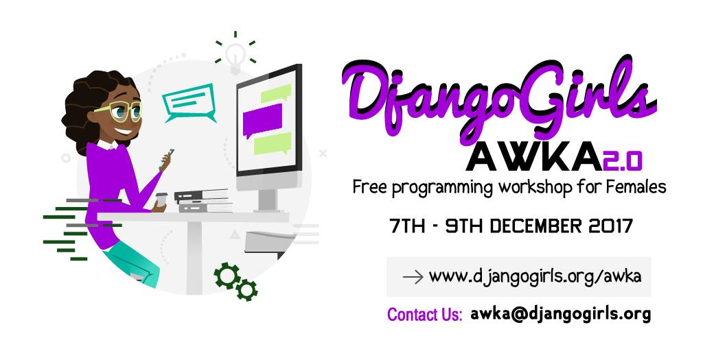 Oragudosi_Ada's tweet photo. We are getting ready for @DjangogirlsAwka 2.0. Hope you are. #DjangogirlsAwka #girlsinSTEM #GirlsWhoCode #Girlcoders #femaleprogrammers #Djangogirls #Stemeducation #development #GirlsinICT #girlsintech https://t.co/HCHUbotnAZ