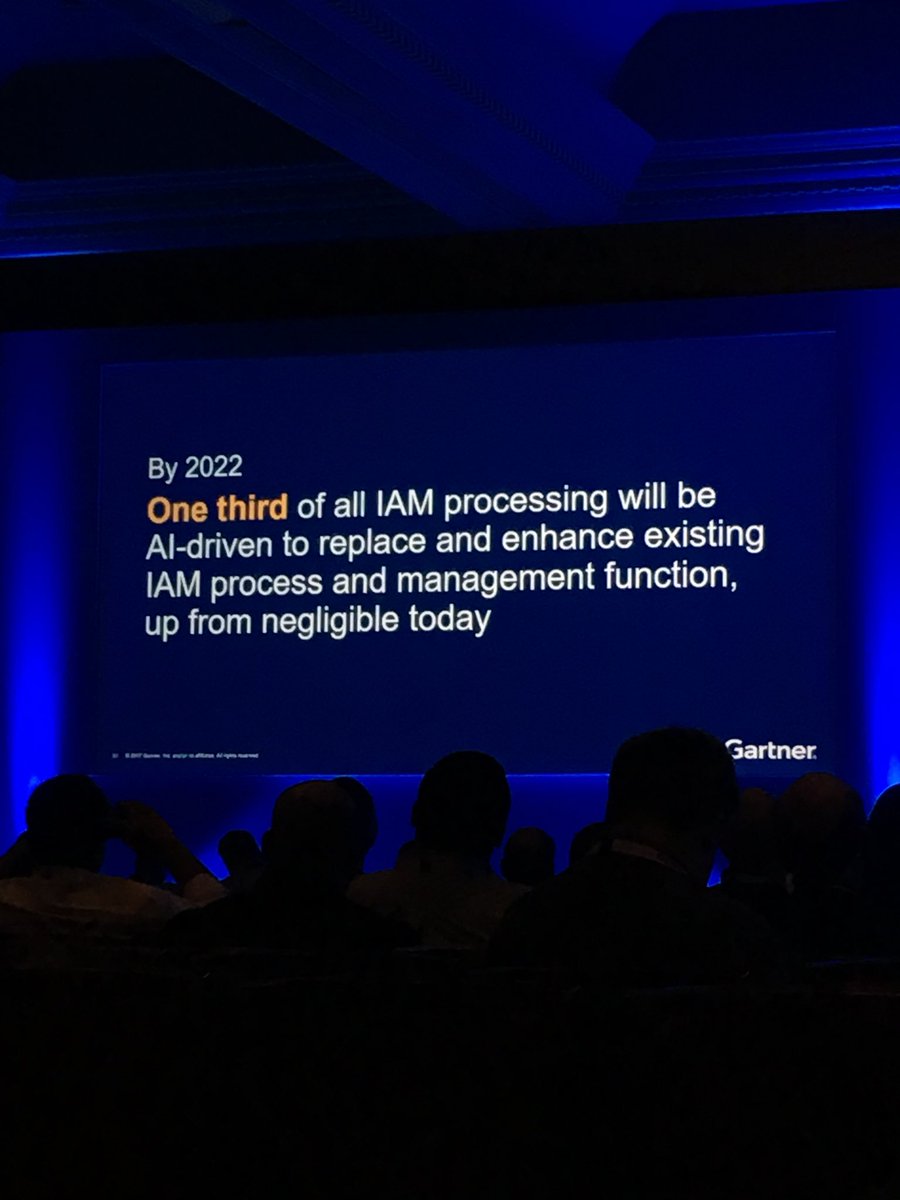 RamiyaSiva's tweet photo. #MachineLearning #ArtificialIntelligence will enable us to authenticate the right users at the right time in the future #GartnerPredicts #GartnerIAM https://t.co/pgqeyxH0Z2