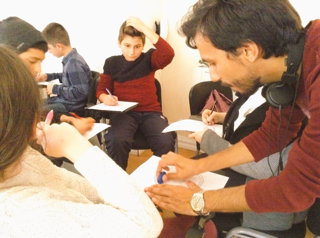 egitimgenc's tweet photo. Oyun &amp; Resim Atölyesi'nden eğlenceli  desen çalışması ✏🔺🔷⬜🔶⚫ https://t.co/F4WGkoFMk6