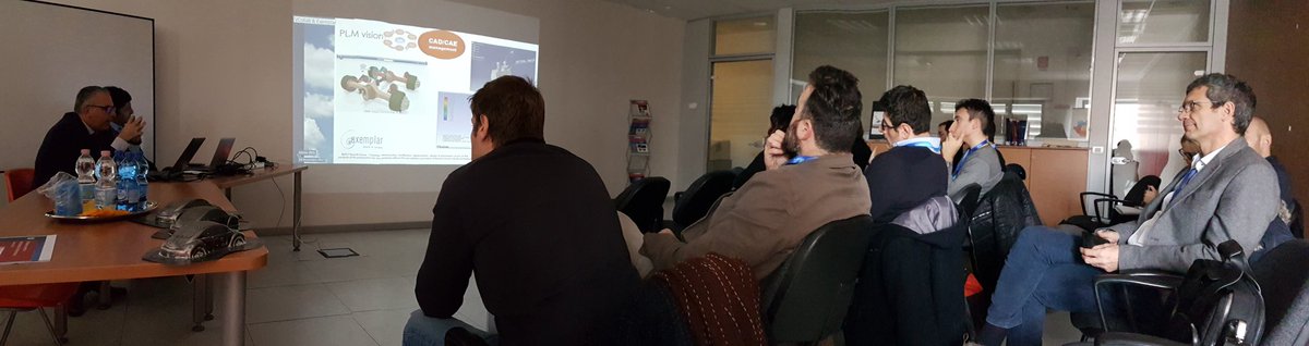 exemplar_srl's tweet photo. Thanks to #VCollab and Protesa team for the successful seminar about CAE collaboration and PLM integration https://t.co/5gsaiW1gwz