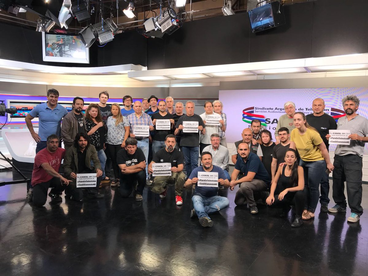 manliozoppi's tweet photo. ⚠📹📺💻🚨
#ParoEnTelevision #ConElConvenioNO 
¡Basta de ajuste y precarización laboral! https://t.co/SLILYMefXb