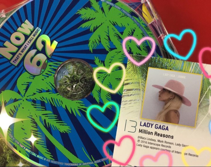 NOWThatsMusic's tweet photo. @LadyGagaUpdated @ladygaga We are SO excited for @ladygaga! Loved having this track on #NOW62 😁 #GRAMMYs https://t.co/JmBEfdt0Fj