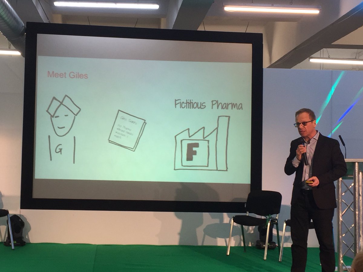 _aroundcorners's tweet photo. #visionary @Dominic_Upstart talks #pharma Giles #API #patient #BigData @gianthealthevnt #shakebeforeuse https://t.co/NT8r4AfJmr