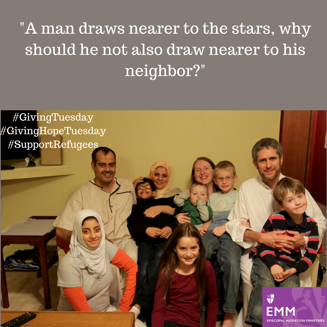 EMMRefugees's tweet photo. Today is #GivingTuesday! Won't you join us in support of refugee resettlement and make a gift today? https://t.co/SsppAibOyx
 #SupportRefugees
 #GivingHopeTuesday https://t.co/paaLuf7DG9