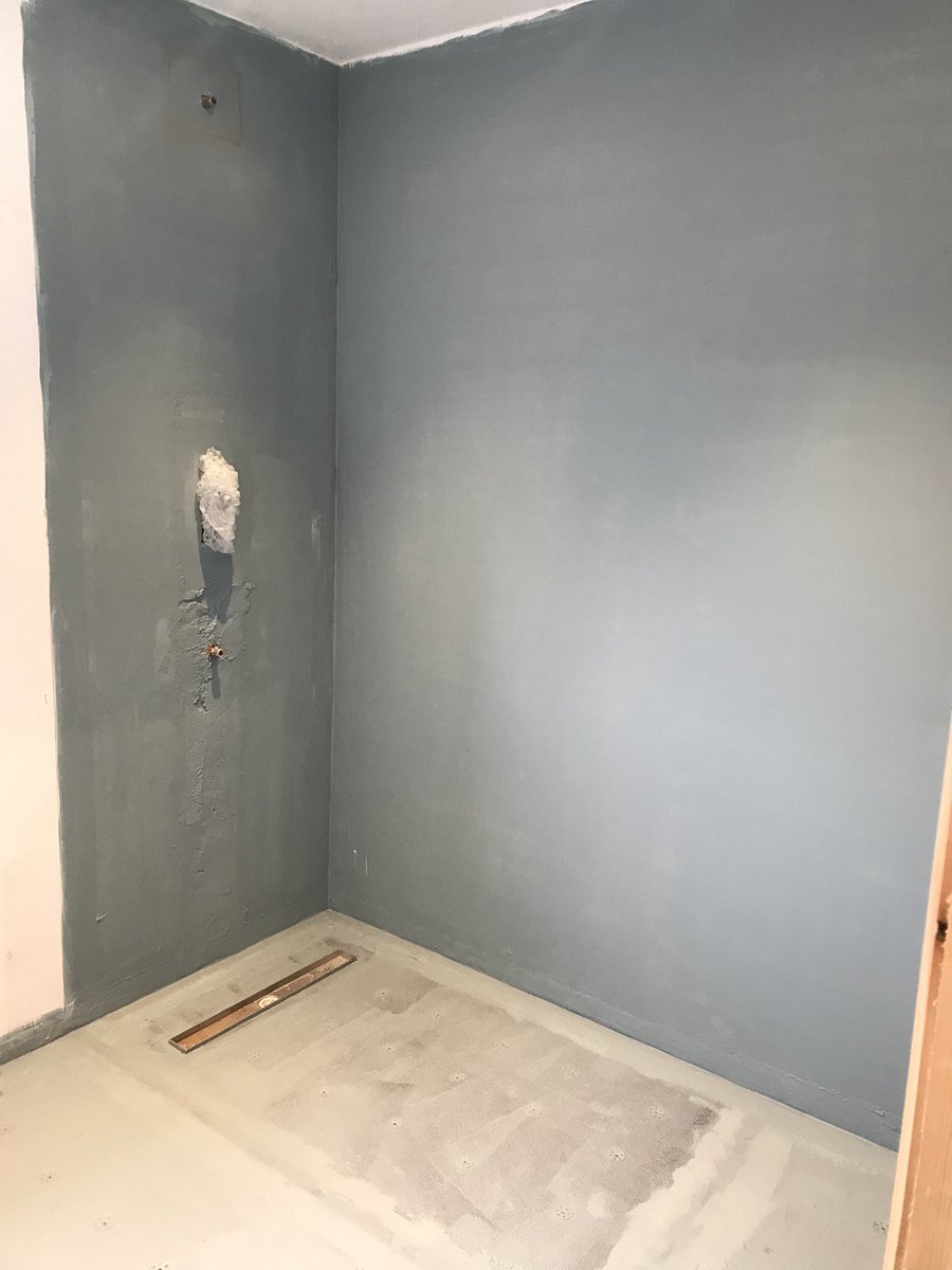 HKCeramics's tweet photo. Walk in Wetroom Build #waterproofed #Tiled #plumbed #londonfitters #wetroom #croydon https://t.co/SQNdblX26g