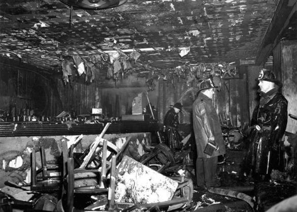 KBow5's tweet image. 1942 492 die in a fire that destroyed Cocoanut Grove nightclub in Boston