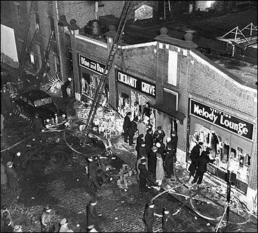 KBow5's tweet image. 1942 492 die in a fire that destroyed Cocoanut Grove nightclub in Boston