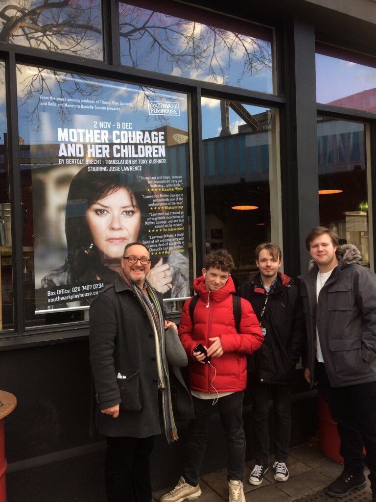 BCAPARTS's tweet photo. We've arrived @swkplay to see #mothercourage! @BCA_Maidenhead https://t.co/MLK94LOYBg