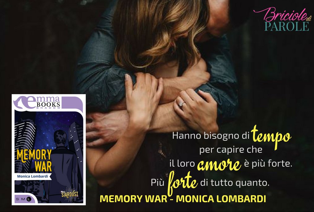 Briciole_Parole's tweet photo. #Recensione MEMORY WAR di @MonicaLombardi4 @Emma_Books #Stardust #ebook #scifi #romance #italiansdoitbetter
https://t.co/8QtNk3uGUs https://t.co/kLVGriWkno