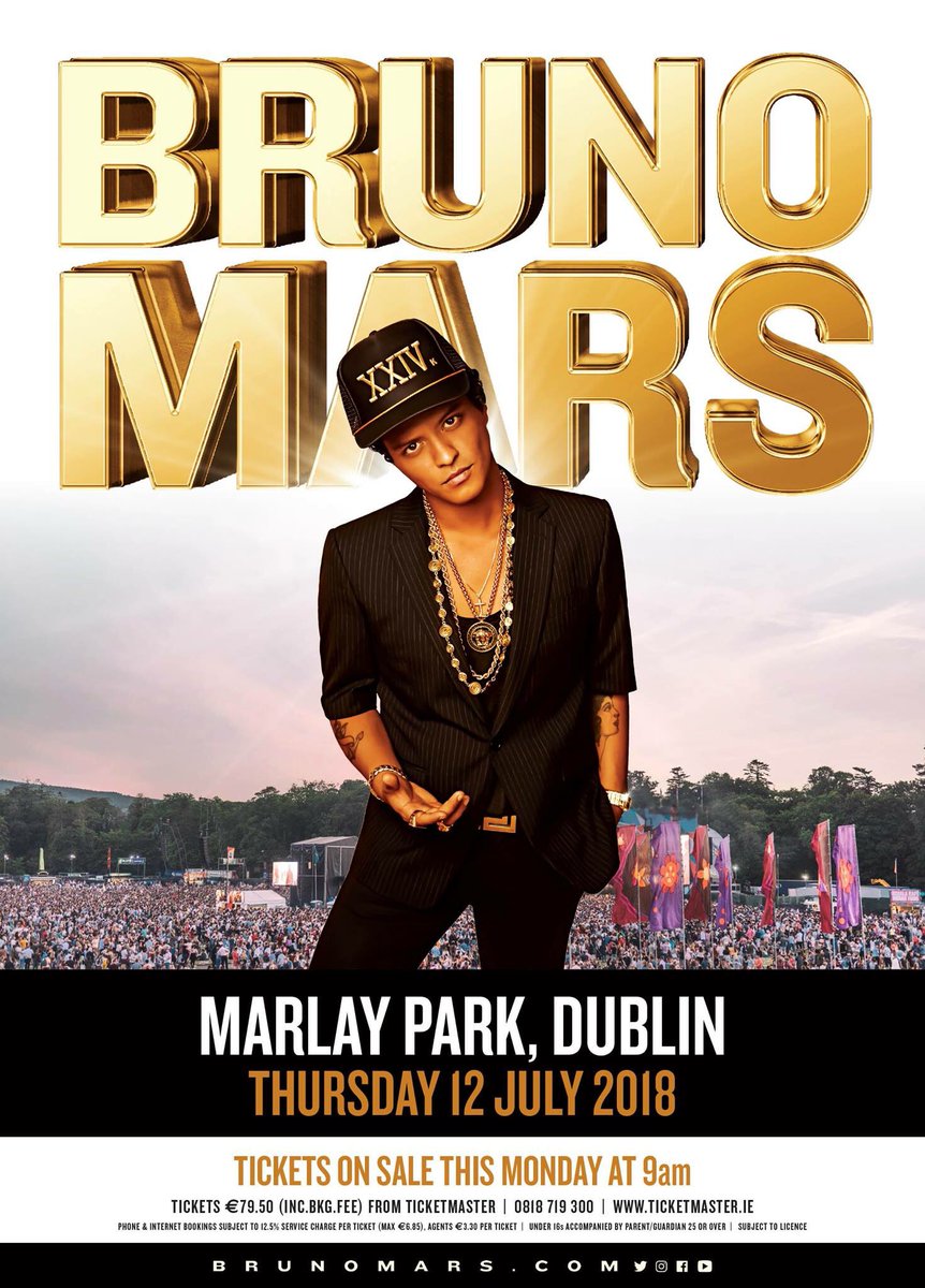 The_TechCompany's tweet photo. The Gigs just keep coming 🎤
Bruno Mars plays Marley Park 12th July 2018
Tickets on sale @ B-mobile this Monday @ 9.00 😊 #ticketmasteroutlet https://t.co/fpCfAck0Lv
