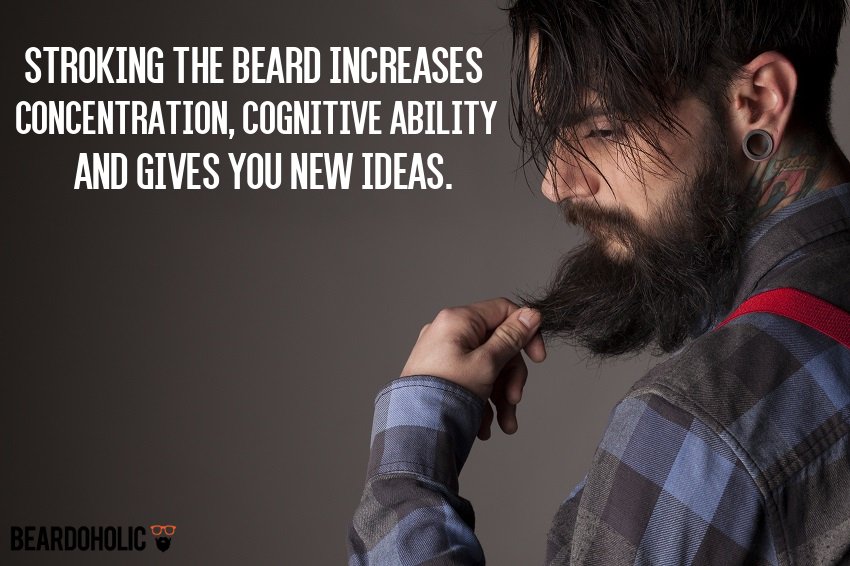 beardoholic's tweet photo. Stroking the Beard Increases
Concentration, Cognitive Ability
And Gives You New Ideas.
#BeardStroking #BeardPower https://t.co/fdpPWJnR0D