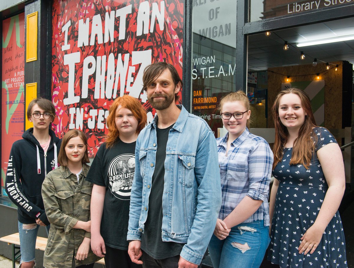 FACT_Liverpool's tweet photo. Today we're looking back &amp; celebrating our public art project Networked Narrative @Net_Narrative, a 4 yr project that empowered &amp; inspired young people aged 13-25 and worked with libraries and community spaces in Burnley, Wigan &amp; Hull. Check out our video
https://t.co/iZPqY5GRky https://t.co/pCiDdbKl5t