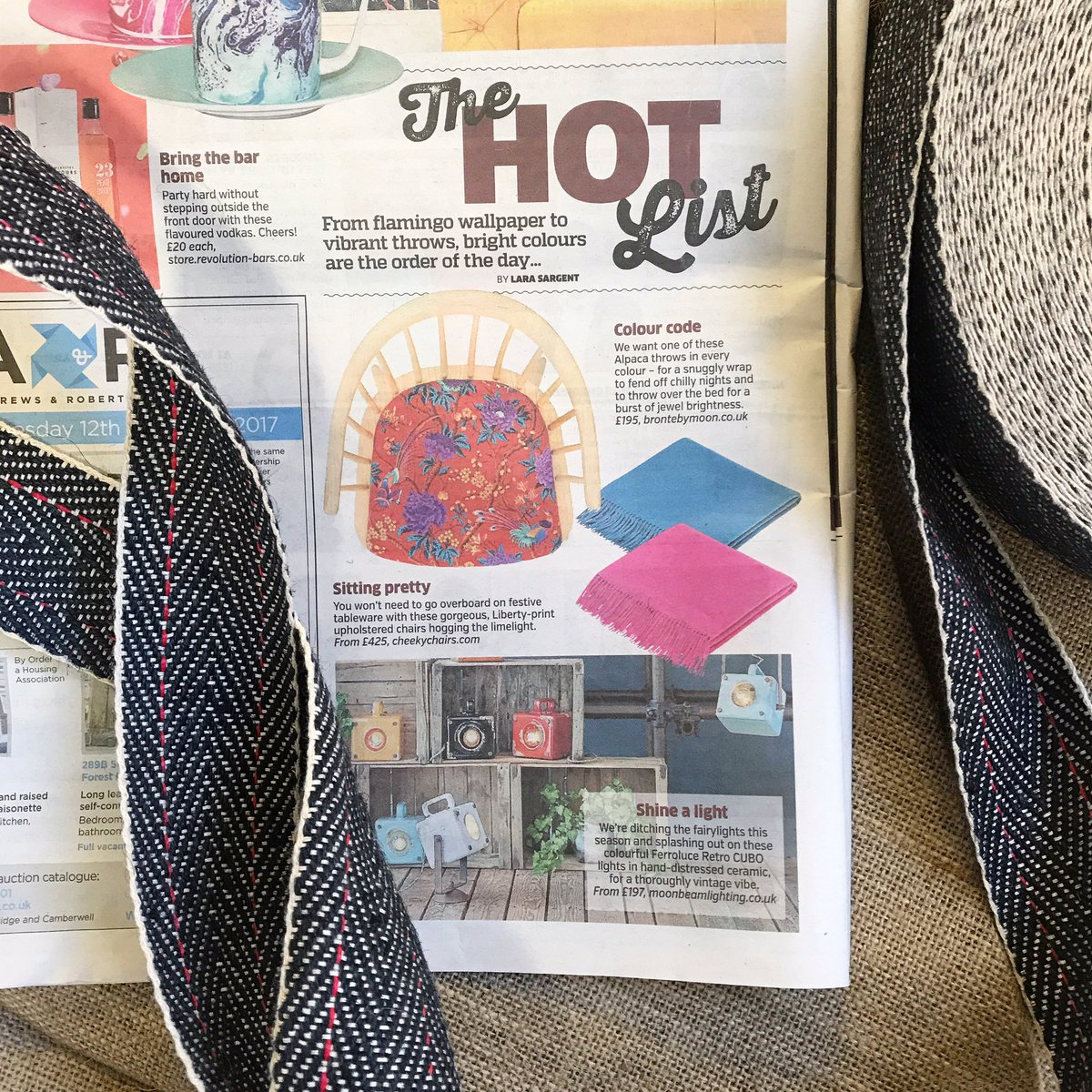 A brilliant day! Thank  you <a href="/LaraSargent1/">Lara Sargent</a> for today's piece in <a href="/MetroUK/">Metro</a>  I  have spent an inspirational morning with one of my favourite people exploring new product ideas   Watch this space ...