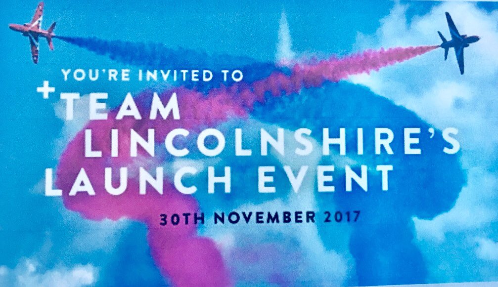 Looking forward to welcoming 100+ guests to the launch of the <a href="/TeamLincs/">Team Lincolnshire</a> ambassador programme on Thursday #Lincolnshire <a href="/GreaterLincsLEP/">Greater Lincolnshire LEP</a>