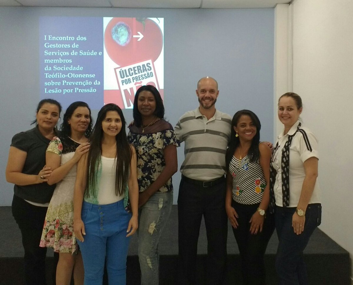 SOBENFeEMG's tweet photo. A SOBENFeE MG apoia a 6a Jornada de Prevenção de Úlcera por Pressao em todo o estado. 

Em Teófilo Otoni, sob a supervisão da Enfermeira Narley Coelho, aconteceu o I Encontro dos Gestores de Serviços de Saúde e membros da Sociedade Teófilo-Otonense sobre prevenção da Lesão... https://t.co/FBHHxNMVT3