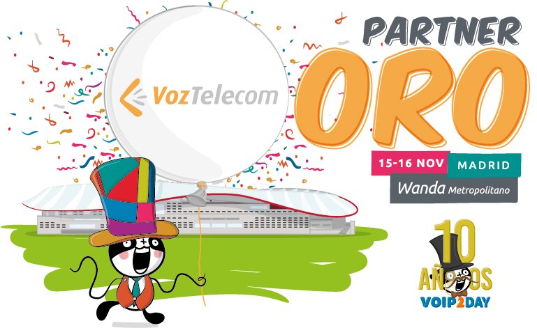 voip2day's tweet photo. Seguimos repasando nuestro 10º aniversario #VoIP2DAY17 y está claro: nada hubiera sido igual sin nuestros patrocinadores. ¡Gracias @oigaa by Voz Telecom! #PatrocinadorORO #LoveVoIP https://t.co/MJrAWw91Io