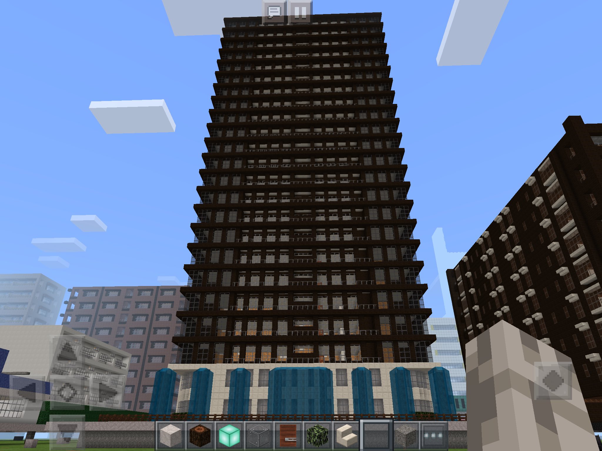 Craftboy マイクラpe Twitterissa 高層高級マンション マイクラpe マインクラフトpe 高級マンション Minecraft街作成中 T Co Zjuddmd0rm Twitter