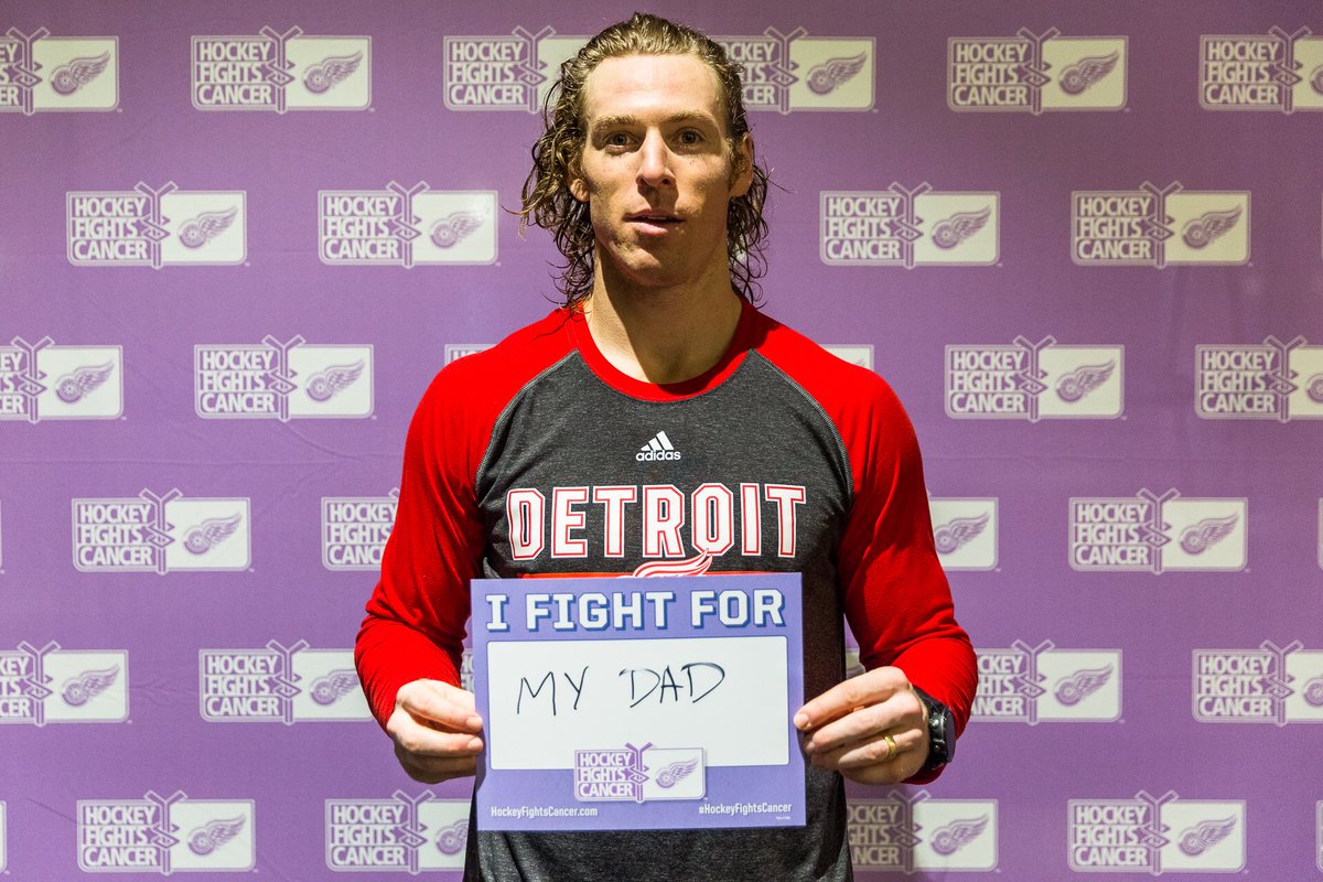DetroitRedWings's tweet photo. Who do you fight for? #WingsFightCancer https://t.co/PB8FUwJbQb