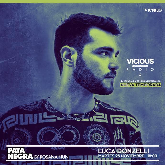 Hoy en #PataNegra nos acompaña <a href="/lucadonzelli/">Luca Donzelli</a> con <a href="/rosananun/">Rosana Nun</a> a las 18:00h en <a href="/ViciousRadioOfl/">Vicious Radio</a> 
_____
Player > ow.ly/YGQRo
Apps (iOS) > ow.ly/T9X5p
Android > ow.ly/T9Xb6
#ViciousRadio #Locutor #ViciousMagazine #music #radio #PataNegra