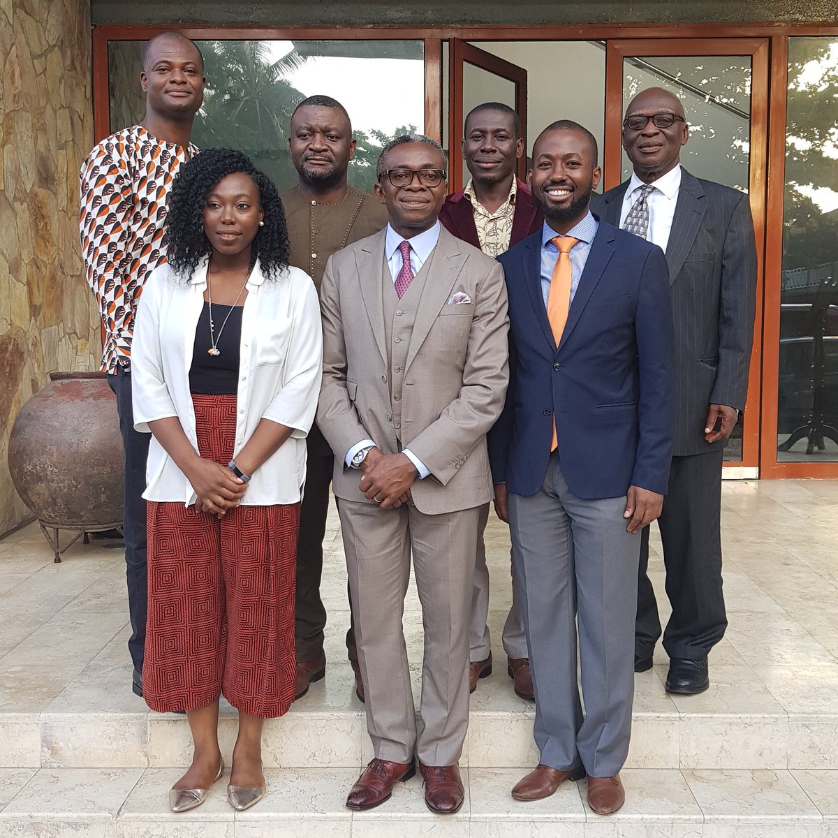 Members of #ghana and rest of #westafrica pre-selection committee of the #rhodes scholarships for West Africa met in Accra to deliberate and shortlist 6 candidates for the #2018 #scholarship.