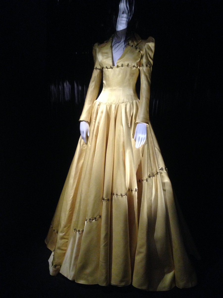 FontaineCath's tweet photo. My idol's dress @Madonna by #oliviertheyskens at @MoMuAntwerp #fashion - back to #1999 😍💃 https://t.co/lFVnzl6KBJ