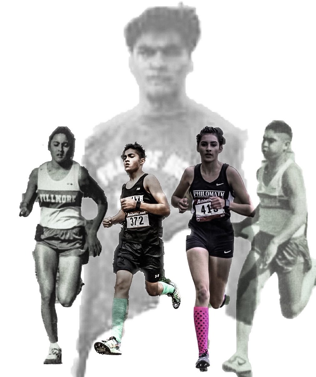 SalTrans's tweet photo. Three generation of #runners, Hannah following her momโs footsteps, and Adam well heโs much faster than me, but catching up to Grandpa Ben Aparicio (3200m @ 9:13 on dirt track 1968) #fillmoreflashes CA #philomathwarriors OR https://t.co/EW1HMx2rs9