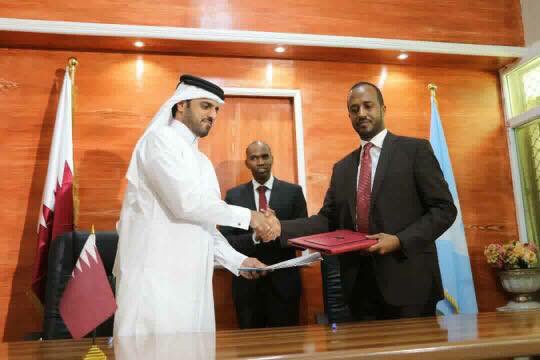 AmbGamal's tweet photo. Today I had the honor of signing a bilateral agreement on behalf of the FGS with the State of Qatar worth of $200M towards infrastructure, education and job creation projects. The projects will be implemented across the country. @MoPIED_Somalia https://t.co/FFt0fh5mb0