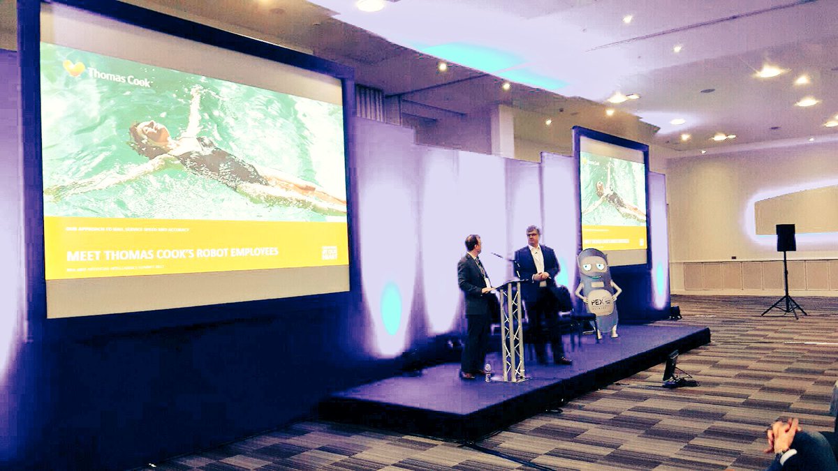 NICELtd's tweet photo. Here's Jorg from @ThomasCookUK with Gareth Hole speaking at #RPAWEEK17 @RpaSummits https://t.co/aUDUZz1DYk
