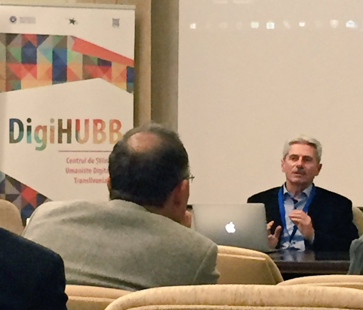 Wrapping up Day 1 of #DH Days with <a href="/ClujITCluster/">Cluj IT Cluster</a>'s Alexandru Tulai speaking on Digital Transformation and Culture.