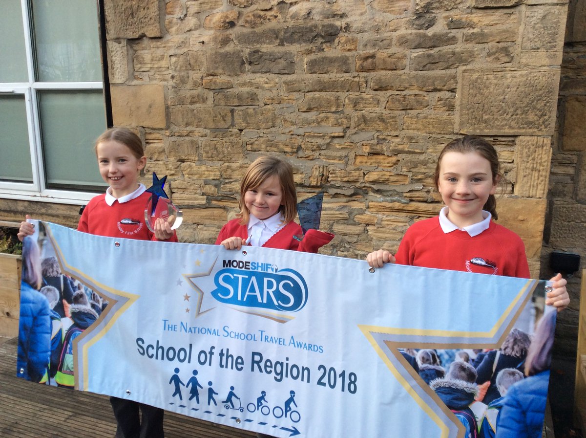 mickleyfs's tweet photo. Proud winners of the Northumberland and Regional School of the Year Award for @ModeshiftSTARS https://t.co/imWpIqtYK2