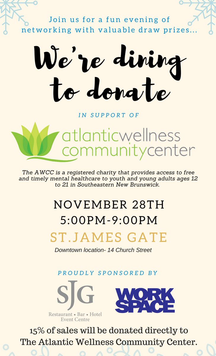 WS_Moncton's tweet photo. See you tonight! #fundraiser #dinetodonate #joinus #Moncton #MonctonEvents https://t.co/LxBHLEYWDH