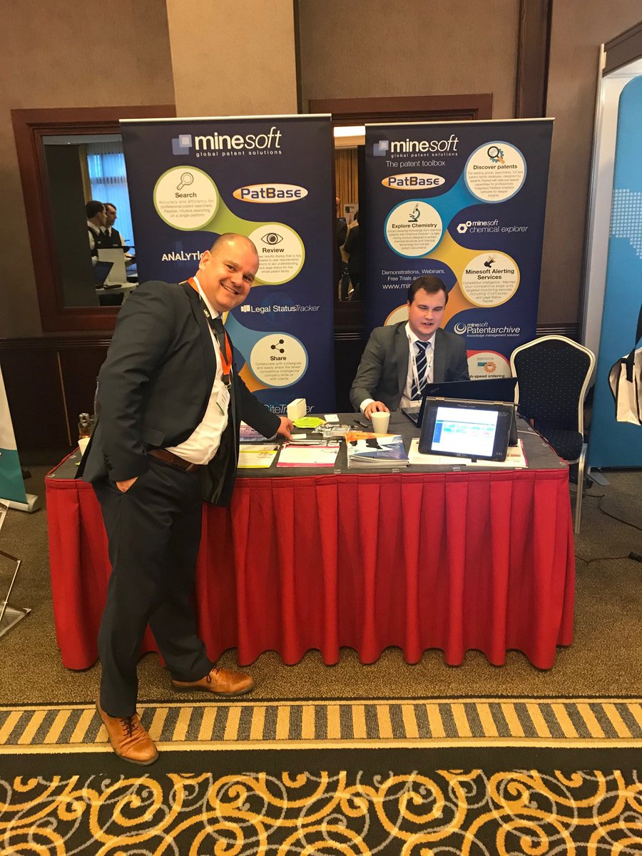 Minesoftnews's tweet photo. The Minesoft team is all set up in Munich for #IPServiceWorld! Visit the stand for more info about our suite of #patent solutions & a demo. #PatBase #AnalyticsV2 #IP #patents https://t.co/2KqshfdzH8