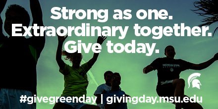 jmcmsu's tweet photo. Today is #GiveGreenDay! We're supporting JMC's Emergency Scholarship Fund - learn more about helping students who are facing unforeseen financial hardship and donate here: https://t.co/i3d4ZuDAQr https://t.co/MSiLbZgfra